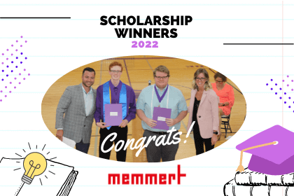 2022 Memmert Scholarship Winners