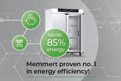 Memmert Advanced Peltier Technology wins the technology comparison